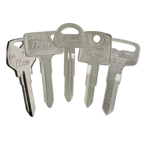 151-00-8x - Motorcycle Keys Assortment - Pack of 310 Keys - ILCO - UHS Hardware 151-00-8x - Motorcycle Keys Assortment - Pack of 310 Keys - ILCO - UHS Hardware