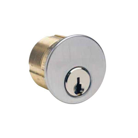 ILCO - 7185 - Mortise Cylinder - 5 Pin - 1 1/8" - Schlage C - Adams Rite Cam - KA2 - 26D - Satin Chrome - Grade 1 - UHS Hardware ILCO - 7185 - Mortise Cylinder - 5 Pin - 1 1/8" - Schlage C - Adams Rite Cam - KA2 - 26D - Satin Chrome - Grade 1 - UHS Hardware