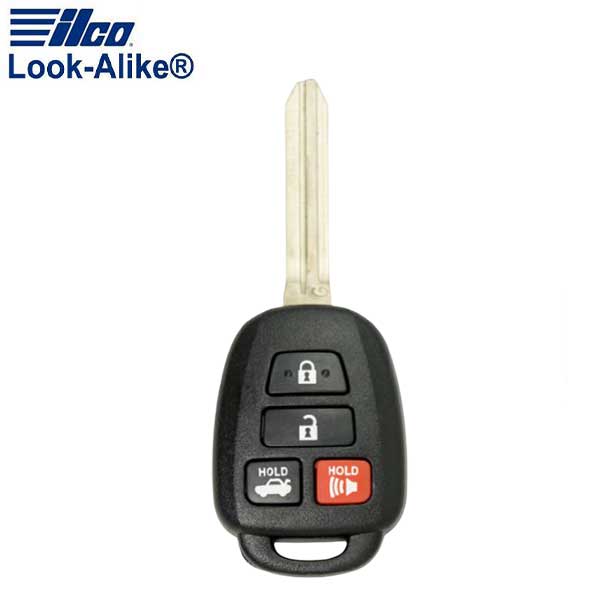 2014-2019 Toyota / 4-Button Remote Head Key / PN: 89070-02880 / HYQ12BDM (AFTERMARKET) - UHS Hardware 2014-2019 Toyota / 4-Button Remote Head Key / PN: 89070-02880 / HYQ12BDM (AFTERMARKET) - UHS Hardware