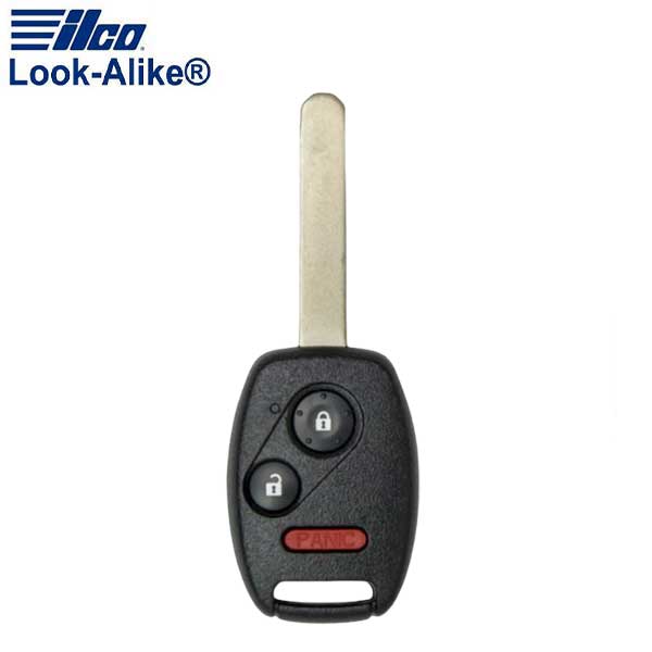 2007-2015 Honda / 3-Button Remote Head Key / PN: 35111-SWA-306 / MLBHLIK-1T (AFTERMARKET) - UHS Hardware 2007-2015 Honda / 3-Button Remote Head Key / PN: 35111-SWA-306 / MLBHLIK-1T (AFTERMARKET) - UHS Hardware
