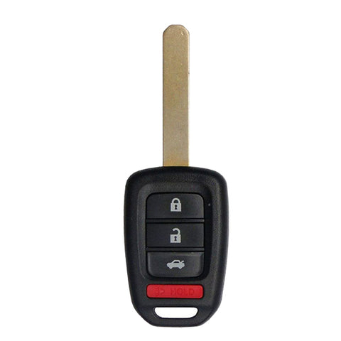 2013-2015 Honda / 4-Button Remote Head Key / PN: 35118-T2A-A20 / MLBHLIK6-1T (AFTERMARKET) - UHS Hardware 2013-2015 Honda / 4-Button Remote Head Key / PN: 35118-T2A-A20 / MLBHLIK6-1T (AFTERMARKET) - UHS Hardware