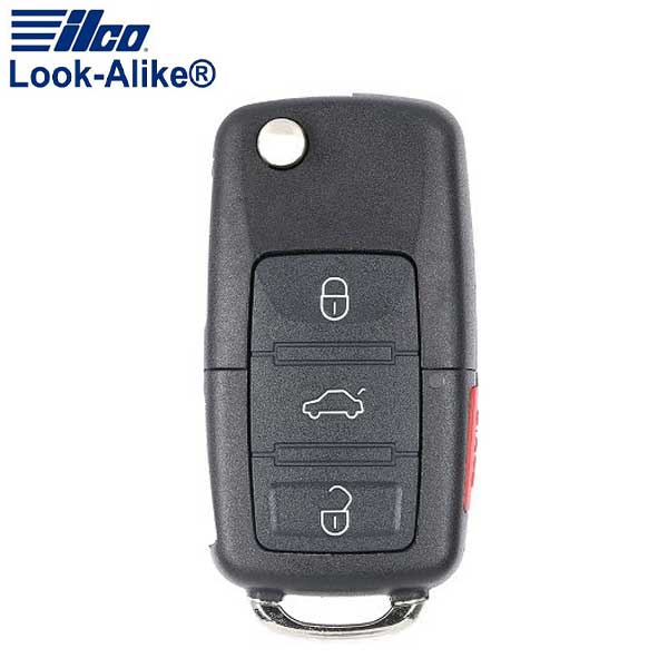 1998-2002 Volkswagen / 3-Button Flip Key / PN: NBG8137T / IJ0-959-753-F (AFTERMARKET) - UHS Hardware 1998-2002 Volkswagen / 3-Button Flip Key / PN: NBG8137T / IJ0-959-753-F (AFTERMARKET) - UHS Hardware