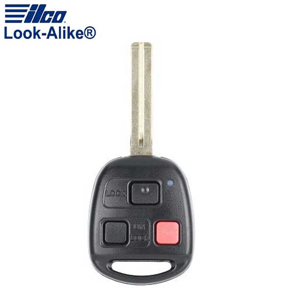 1999-2003 Lexus / 3-Button Remote Head Key / PN: 89070-48020 / NI4TMTX-1 (AFTERMARKET) - UHS Hardware 1999-2003 Lexus / 3-Button Remote Head Key / PN: 89070-48020 / NI4TMTX-1 (AFTERMARKET) - UHS Hardware
