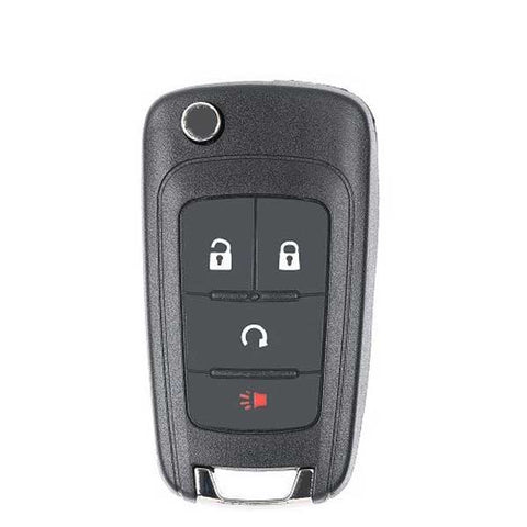 2010-2019 Chevrolet / 4-Button Flip Key / PN: FLIP-GM-4B3HS / OHT01060512 (AFTERMARKET) - UHS Hardware 2010-2019 Chevrolet / 4-Button Flip Key / PN: FLIP-GM-4B3HS / OHT01060512 (AFTERMARKET) - UHS Hardware