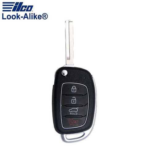 2013-2016 Hyundai Santa Fe / 4-Button Flip Key / PN: 95430-4Z100 / TQ8-RKE-3F04 (AFTERMARKET) - UHS Hardware 2013-2016 Hyundai Santa Fe / 4-Button Flip Key / PN: 95430-4Z100 / TQ8-RKE-3F04 (AFTERMARKET) - UHS Hardware