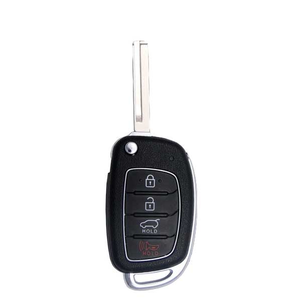 2013-2016 Hyundai Santa Fe / 4-Button Flip Key / PN: 95430-4Z100 / TQ8-RKE-3F04 (AFTERMARKET) - UHS Hardware 2013-2016 Hyundai Santa Fe / 4-Button Flip Key / PN: 95430-4Z100 / TQ8-RKE-3F04 (AFTERMARKET) - UHS Hardware
