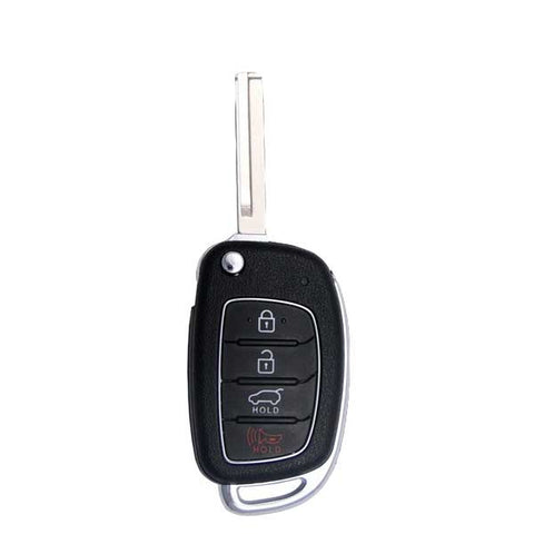 2013-2016 Hyundai Santa Fe / 4-Button Flip Key / PN: 95430-4Z100 / TQ8-RKE-3F04 (AFTERMARKET) - UHS Hardware 2013-2016 Hyundai Santa Fe / 4-Button Flip Key / PN: 95430-4Z100 / TQ8-RKE-3F04 (AFTERMARKET) - UHS Hardware