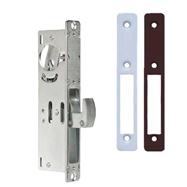 Ilco - Deadbolt Mortise Lock Body - Hookbolt - 31/32" Backset - 628/313 - Clear/Dark Bronze Faceplates - Grade 1