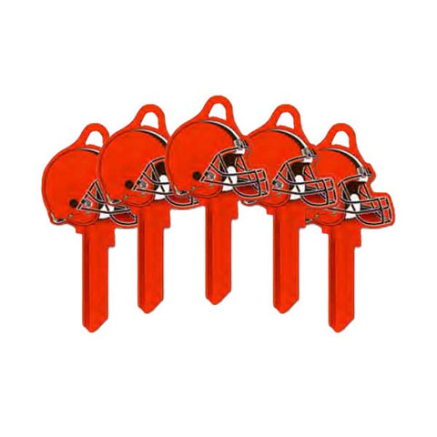 ILCO - NFL TeamKeys - Helmet Edition - Key Blank - Cleveland Browns - KW1 (5 Pack) - UHS Hardware ILCO - NFL TeamKeys - Helmet Edition - Key Blank - Cleveland Browns - KW1 (5 Pack) - UHS Hardware