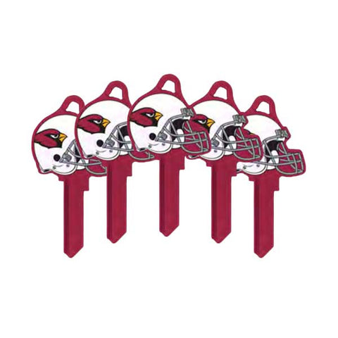 ILCO - NFL TeamKeys - Helmet Edition - Key Blank - Arizona Cardinals - KW1 (5 Pack) - UHS Hardware ILCO - NFL TeamKeys - Helmet Edition - Key Blank - Arizona Cardinals - KW1 (5 Pack) - UHS Hardware
