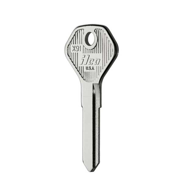 X91 - Kawasaki - Motorcycle / ATV Key Blank - ILCO - UHS Hardware X91 - Kawasaki - Motorcycle / ATV Key Blank - ILCO - UHS Hardware