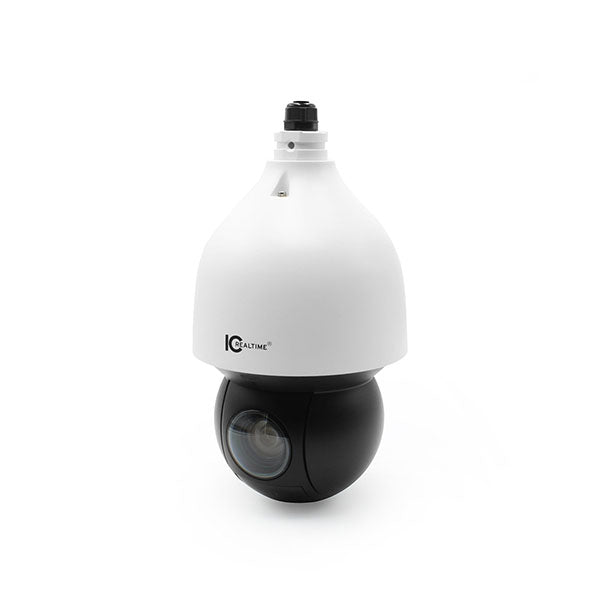 IC Realtime - IPFX-P4032X-IRW1 / 4MP AI IP PTZ / 32x Zoom (4.9 Mm–156 Mm) / Starlight 492 Ft IR / Human-Vehicle Recognition / Perimeter Protection