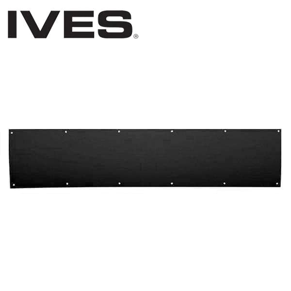 IVES 8400 BCS Kick Plate 10" x 35" Black UHS Hardware