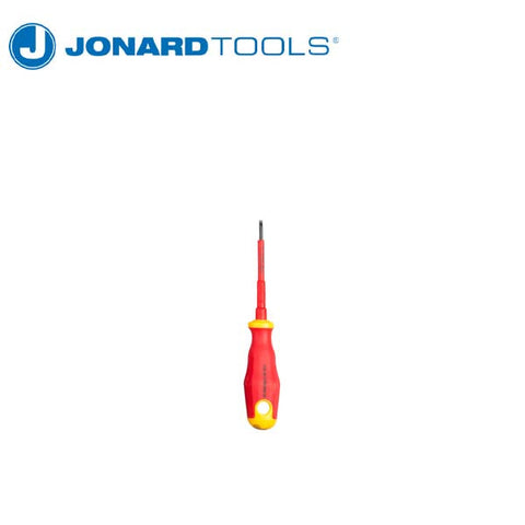 Jonard Tools - Cabinet Slotted Insulated Screwdriver - 1/8" x 3" - UHS Hardware Jonard Tools - Cabinet Slotted Insulated Screwdriver - 1/8" x 3" - UHS Hardware