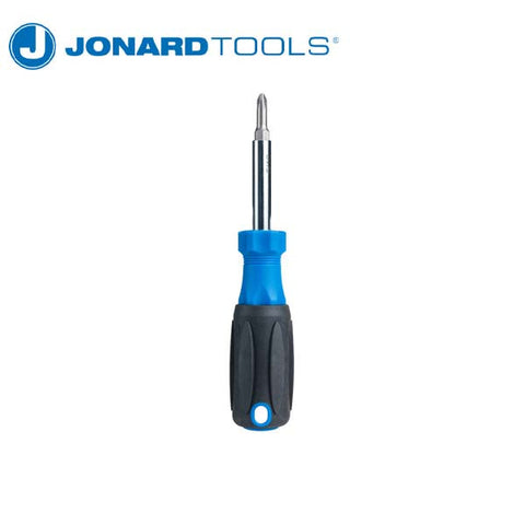 Jonard Tools - 6-in-1 Multi-Bit Screwdriver with Phillips and Slotted Bits - UHS Hardware Jonard Tools - 6-in-1 Multi-Bit Screwdriver with Phillips and Slotted Bits - UHS Hardware