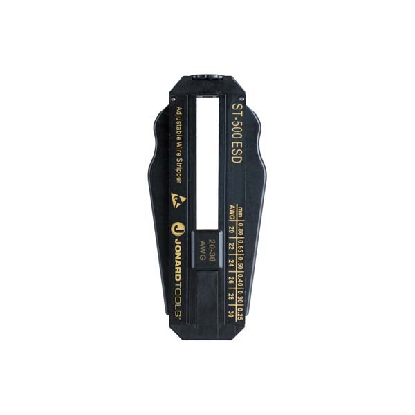 Jonard Tools - Adjustable Wire Stripper - 20-30 AWG - ESD Safe - UHS Hardware Jonard Tools - Adjustable Wire Stripper - 20-30 AWG - ESD Safe - UHS Hardware
