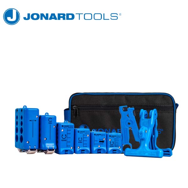 Jonard Tools - Fiber Optic Mid Span Slit & Ring Tool Kit (1.2 mm-18.2 mm) - UHS Hardware Jonard Tools - Fiber Optic Mid Span Slit & Ring Tool Kit (1.2 mm-18.2 mm) - UHS Hardware