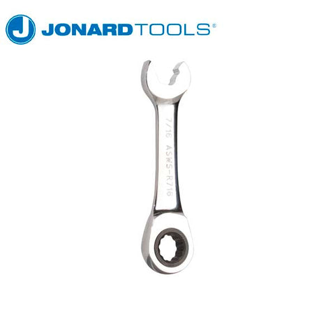 Jonard Tools - Ratcheting Stubby Speed Wrench - 7/16" - UHS Hardware Jonard Tools - Ratcheting Stubby Speed Wrench - 7/16" - UHS Hardware