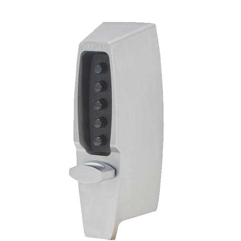 Simplex - 7102 Pushbutton Keyless - Deadbolt Lock - 26D - Satin Chrome - UHS Hardware Simplex - 7102 Pushbutton Keyless - Deadbolt Lock - 26D - Satin Chrome - UHS Hardware