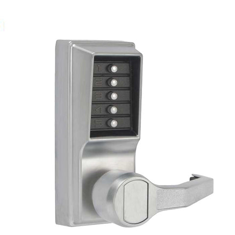 Simplex - LR1031 - Mechanical Pushbutton Cylindrical Lever Set - Passage - 2¾" Backset - Optional Finish - RH/RHR - UHS Hardware Simplex - LR1031 - Mechanical Pushbutton Cylindrical Lever Set - Passage - 2¾" Backset - Optional Finish - RH/RHR - UHS Hardware