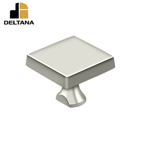 Deltana - Solid Brass Square Knob For Heavy Duty Bolt - Optional Finish Deltana - Solid Brass Square Knob For Heavy Duty Bolt - Optional Finish
