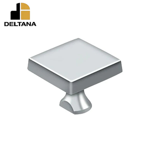 Deltana - Solid Brass Square Knob For Heavy Duty Bolt - Optional Finish Deltana - Solid Brass Square Knob For Heavy Duty Bolt - Optional Finish