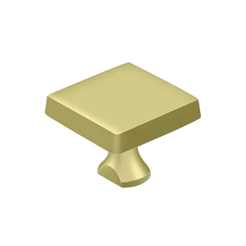 Deltana - Solid Brass Square Knob For Heavy Duty Bolt - Optional Finish Deltana - Solid Brass Square Knob For Heavy Duty Bolt - Optional Finish