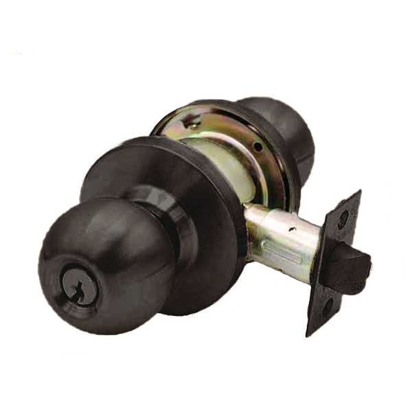 Commercial Door Knob Set - 2-3/4” Standard Backset - Oil Rubbed Bronze - Storeroom - Grade 2 - UHS Hardware