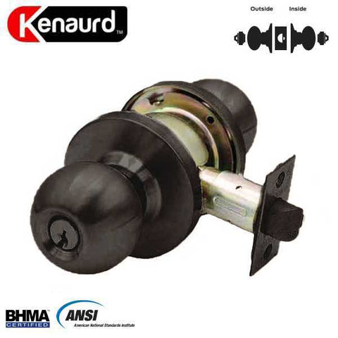 Commercial Door Knob Set - Double Sided - 2-3/4” Standard Backset - Oil Rubbed Bronze - Institution - Grade 2 - UHS Hardware Commercial Door Knob Set - Double Sided - 2-3/4” Standard Backset - Oil Rubbed Bronze - Institution - Grade 2 - UHS Hardware