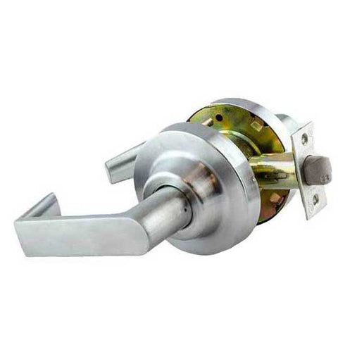 Commercial Lever Handle - 2-3/4” Standard Backset - Satin Chrome - Passage- Grade 1 - UHS Hardware Commercial Lever Handle - 2-3/4” Standard Backset - Satin Chrome - Passage- Grade 1 - UHS Hardware