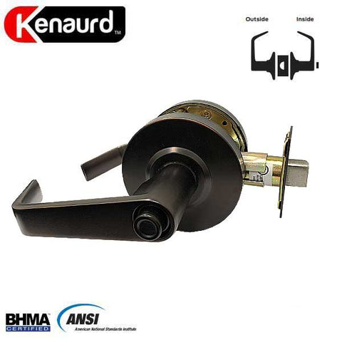 Commercial Lever Handle - 2-3/4” Standard Backset - Oil Rubbed Bronze - Privacy - Grade 2 - UHS Hardware Commercial Lever Handle - 2-3/4” Standard Backset - Oil Rubbed Bronze - Privacy - Grade 2 - UHS Hardware