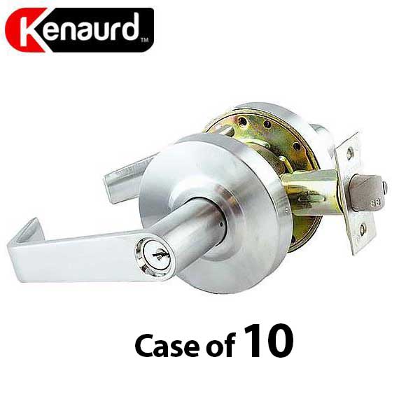 10 x Commercial Lever Handle - 2-3/4” Standard Backset - Satin Chrome - Entrance - Grade 2 - UHS Hardware 10 x Commercial Lever Handle - 2-3/4” Standard Backset - Satin Chrome - Entrance - Grade 2 - UHS Hardware