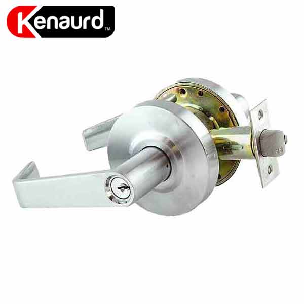 Commercial Lever Set Handle - 2-3/4β Standard Backset - Satin Chrome - Classroom Intruder - Grade 2 - UHS Hardware