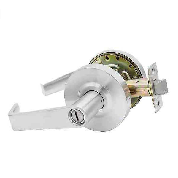 Commercial Lever Handle - 2-3/4” Standard Backset - Satin Chrome - Privacy - Grade 2 - UHS Hardware Commercial Lever Handle - 2-3/4” Standard Backset - Satin Chrome - Privacy - Grade 2 - UHS Hardware