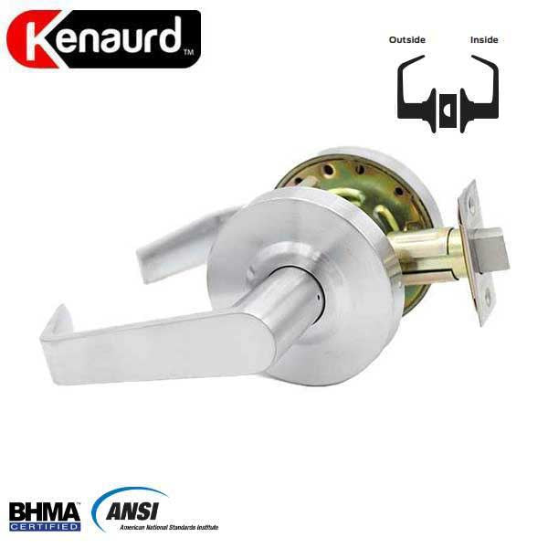 Commercial Lever Handle - 2-3/4” Standard Backset - Satin Chrome - Passage - Grade 2 - UHS Hardware Commercial Lever Handle - 2-3/4” Standard Backset - Satin Chrome - Passage - Grade 2 - UHS Hardware
