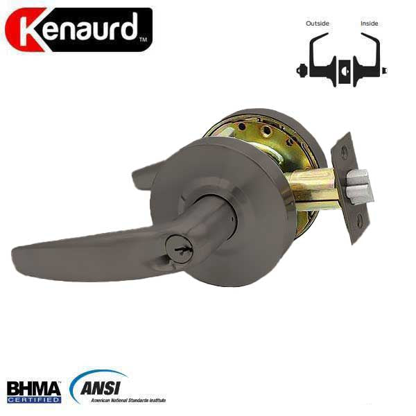 Commercial Lever Handle - Contemporary Design - 2-3/4” Standard Backset - Oil Rubbed Bronze - Entrance - Grade 2 - UHS Hardware Commercial Lever Handle - Contemporary Design - 2-3/4” Standard Backset - Oil Rubbed Bronze - Entrance - Grade 2 - UHS Hardware