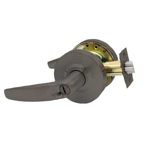 Commercial Lever Set Handle - Contemporary Design - 2-3/4” Standard Backset - Oil Rubbed Bronze - Privacy - Grade 2 - UHS Hardware Commercial Lever Set Handle - Contemporary Design - 2-3/4” Standard Backset - Oil Rubbed Bronze - Privacy - Grade 2 - UHS Hardware