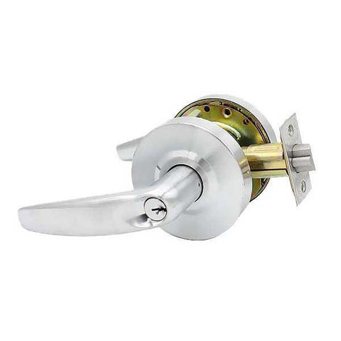 10 x Commercial Lever Set Handle - Contemporary Design - 2-3/4” Standard Backset - Satin Chrome - Entrance - Grade 2 (Pack of 10) - UHS Hardware 10 x Commercial Lever Set Handle - Contemporary Design - 2-3/4” Standard Backset - Satin Chrome - Entrance - Grade 2 (Pack of 10) - UHS Hardware