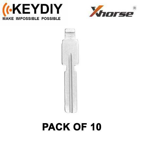 KEYDIY - HU58 - Flip Key Blade - #18 - For Xhorse / Keydiy Universal Remote Flip Keys - Pack of 10 - UHS Hardware KEYDIY - HU58 - Flip Key Blade - #18 - For Xhorse / Keydiy Universal Remote Flip Keys - Pack of 10 - UHS Hardware