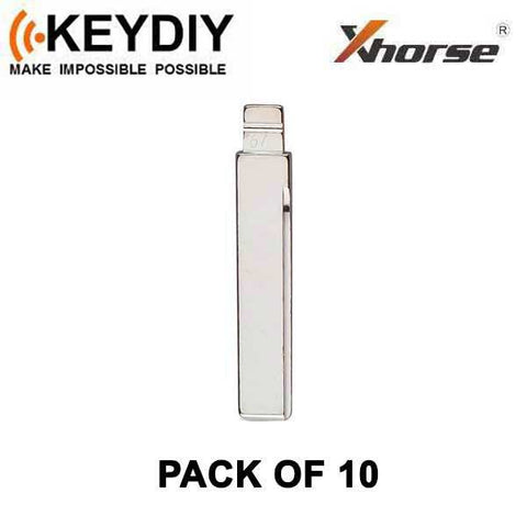 KEYDIY - HU92 - Flip Key Blade - #67 - For Xhorse / Keydiy Universal Remote Flip Keys - Pack of 10 - UHS Hardware KEYDIY - HU92 - Flip Key Blade - #67 - For Xhorse / Keydiy Universal Remote Flip Keys - Pack of 10 - UHS Hardware