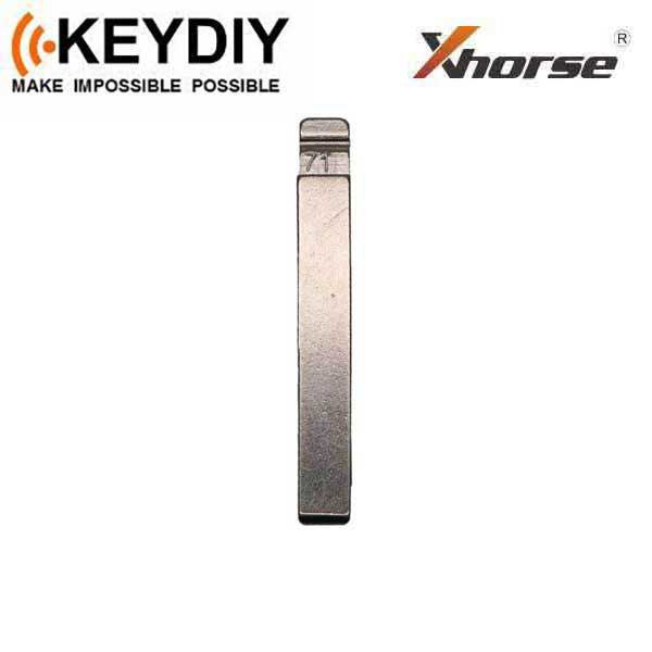 KEYDIY - HU100 - Flip Key Blade - #71 - For Xhorse / Keydiy Universal Remote Flip Keys - UHS Hardware KEYDIY - HU100 - Flip Key Blade - #71 - For Xhorse / Keydiy Universal Remote Flip Keys - UHS Hardware
