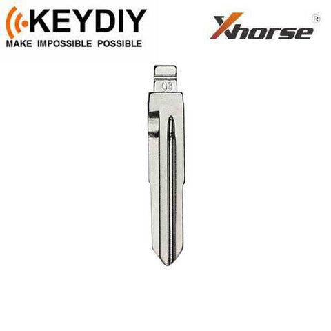 KEYDIY - HD103 - Flip Key Blade - #03 - For Xhorse / Keydiy Universal Remote Flip Keys - UHS Hardware KEYDIY - HD103 - Flip Key Blade - #03 - For Xhorse / Keydiy Universal Remote Flip Keys - UHS Hardware