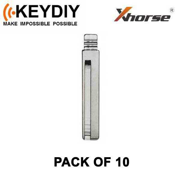 KEYDIY - HY18 - Flip Key Blade - #129 - For Xhorse / Keydiy Universal  Remote Flip Keys - Pack of 10