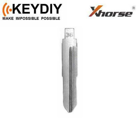 KEYDIY - HY16 - Flip Key Blade - #36 - For Xhorse / Keydiy Universal Remote Flip Keys - UHS Hardware KEYDIY - HY16 - Flip Key Blade - #36 - For Xhorse / Keydiy Universal Remote Flip Keys - UHS Hardware