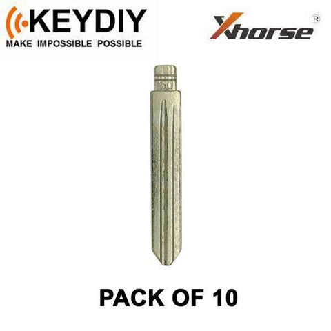 KEYDIY - HYN14 - Flip Key Blade - #50 - For Xhorse / Keydiy Universal Remote Flip Keys - Pack of 10 - UHS Hardware KEYDIY - HYN14 - Flip Key Blade - #50 - For Xhorse / Keydiy Universal Remote Flip Keys - Pack of 10 - UHS Hardware