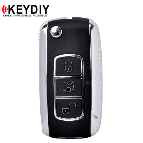 KEYDIY - Bentley Style - 4-Button Flip Key Blank w/ Integrated Chip (KD-NB07) - UHS Hardware KEYDIY - Bentley Style - 4-Button Flip Key Blank w/ Integrated Chip (KD-NB07) - UHS Hardware