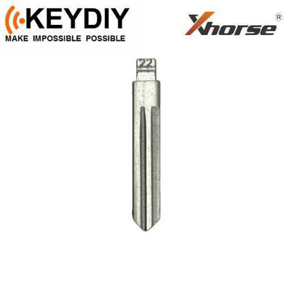 KEYDIY - DA34 / NSN14 - Flip Key Blade - #22 - For Xhorse / Keydiy Universal Remote Flip Keys - UHS Hardware KEYDIY - DA34 / NSN14 - Flip Key Blade - #22 - For Xhorse / Keydiy Universal Remote Flip Keys - UHS Hardware