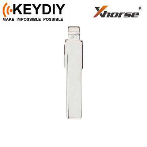 KEYDIY - HU66 - Flip Key Blade - #31 - For Xhorse / Keydiy Universal Remote Flip Keys - UHS Hardware KEYDIY - HU66 - Flip Key Blade - #31 - For Xhorse / Keydiy Universal Remote Flip Keys - UHS Hardware