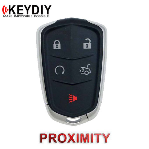 KEYDIY Cadillac Style 5-Button Universal Smart Key (KD-ZB05-5) - UHS Hardware KEYDIY Cadillac Style 5-Button Universal Smart Key (KD-ZB05-5) - UHS Hardware
