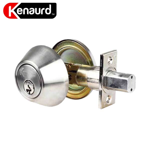 Premium Single Cylinder Deadbolt Lock - Satin Chrome (SC1/KW1) - UHS Hardware Premium Single Cylinder Deadbolt Lock - Satin Chrome (SC1/KW1) - UHS Hardware